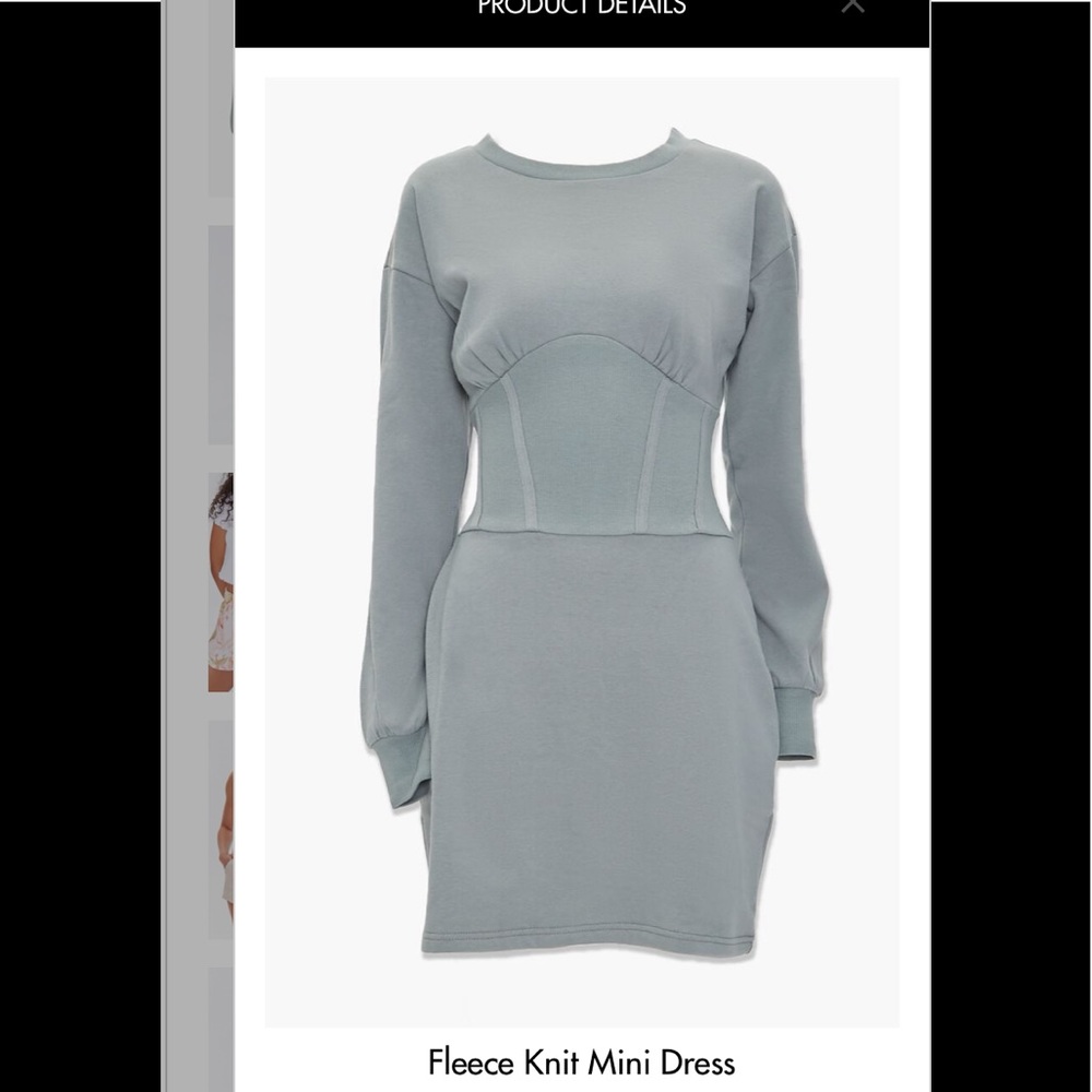 Forever 21 Fleece Knit Mini Dress